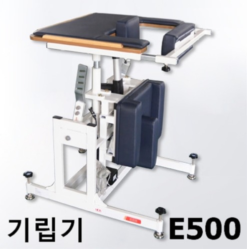 [HCK] 전동 기립훈련 보조기 E500 (고정형) 스탠딩 전동 기립훈련 테이블 기립기 기립보조기 기립훈련기 (도서산간외 무료배송)