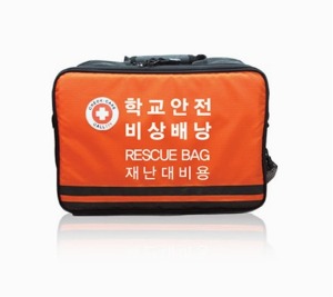 [태양] 학교안전 비상배낭 (내용물 32종, 재난대비용 Rescue Bag)