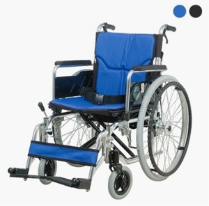 [디에스아이]   뒷바퀴분리형 알루미늄 휠체어 DS-801A (바퀴착탈형-차량탑재편리,통고무바퀴,보호자브레이크,등판꺽기,팔받이착탈,발판착탈등) [장애인보조기기 최대 48만원환급] 16Kg