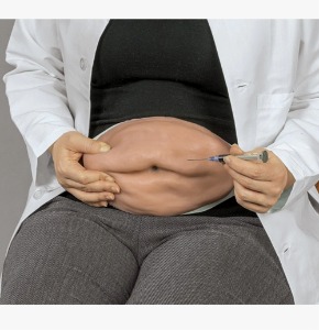 [나스코] 인슐린 주사실습 복부모형